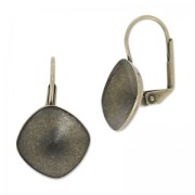 Dormeuses porte-cabochon à coller PureCrystal 4470 12 mm - Bronze x2