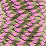 Cordon paracorde - corde de parachute plate 4mm - Rose - Jaune - Vert x1m|raw }}