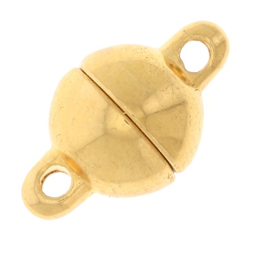 Fermoir aimanté 13.5x8 mm - Doré à l'or fin x1