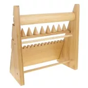 Porte bijoux - présentoir à bijoux 32x30 cm en bambou x1