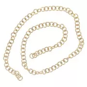 Anneaux ouverts 3x0.6 mm - Acier inoxydable 316L Doré x100