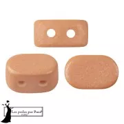 Perles en verre Lipsi® par Puca® 4x6 mm - Vogue Orange Peach Mat x10g