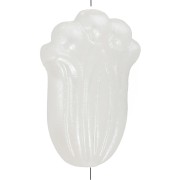 Perles fleurs 12x8 mm - imitation perle d'eau douce - Blanc nacré x6|raw }}