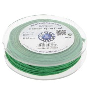Fil de jade - Fil nylon tressé européen Griffin 2 mm - Green x20m|raw }}