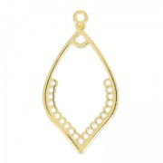 Intercalaire feuille 41x22 mm Doré à l'or fin x1|raw }}