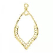 Intercalaire feuille 41x22 mm Doré à l'or fin x1