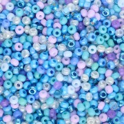 Preciosa Perles rocailles 11/0 2 mm - Mix Multi-Bleu - Lilas x20g|raw }}