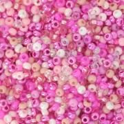 Preciosa Perles rocailles 11/0 2 mm - Mix Pink x20g|raw }}