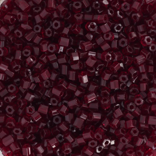 Preciosa Perles rocailles Two Cuts 11/0 2 mm - Garnet x20g