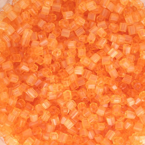 Preciosa Perles rocailles Two Cuts 11/0 2 mm - Solgel Yellow 3 Dyed Satin x20g