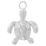 Breloque tortue de terre 18x14 mm - Argent 925 x1|raw }}