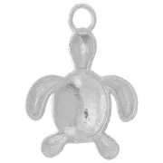 Breloque tortue de terre 18x14 mm - Argent 925 x1