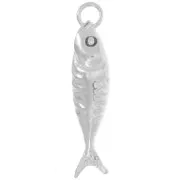 Breloque poisson 25x6 mm - Argent 925 x1
