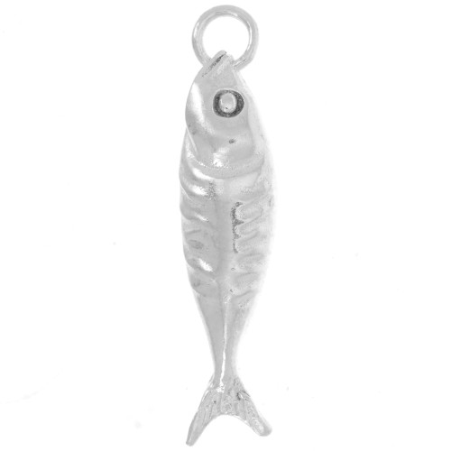 Breloque poisson 25x6 mm - Argent 925 x1