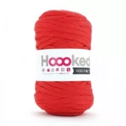 Fil trapilho - Hoooked Ribbon XL DMC - Pelote Jersey Rouge x 120m