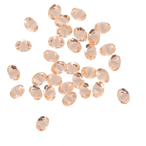 Pierres en vrac en cristal à résiner -  Joblot PureCrystal - 1 à 6 mm - Light Peach x10g