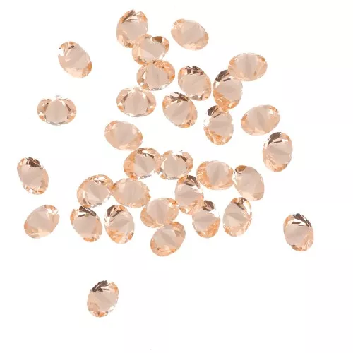 Pierres en vrac en cristal à résiner - Joblot PureCrystal - 1 à 6 mm - Light Peach x10g