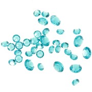 Pierres en vrac en cristal à résiner -  Joblot PureCrystal - 1 à 6 mm - Blue Zircon x10g|raw }}