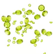 Pierres en vrac en cristal à résiner -  Joblot PureCrystal - 1 à 6 mm - Olivine x10g