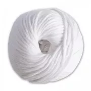 Coton Natura XL DMC - Pelote coton Blanc (n°01) x 75m