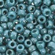 Rocailles Matubo 7/0 - 3.5 mm Opaque Dark Blue Turquoise Luster x10g|raw }}
