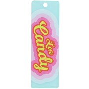 Pendentif rectangle Chewing-gum - Love Candy 60x20 mm en plexiglas Bleu - Rose x1|raw }}