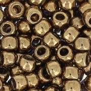 Rocailles Matubo 7/0 - 3.5 mm Gold Bronze x10g|raw }}