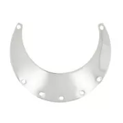 Intercalaire 7 trous 35x22 mm rhodié x1