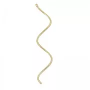 Pendentif tourbillon 50 mm Doré à l'or fin x1