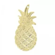 Pendentif ananas 43 mm doré x1