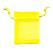 Sachets Organza 50x70 mm Jaune x20