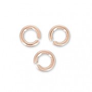 Anneaux ouverts 2.5x0.5 mm en Rose Gold filled (or laminé)  x50|raw }}
