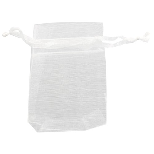 Sachets Organza 50x70 mm Blanc x20