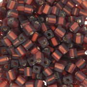 Cubes Miyuki 3 mm SB3-5F - Dark Topaz Silver Lined Mat x10g|raw }}