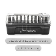 Poinçons ImpressArt Signature 3 mm pour acier - Alphabet Minuscules Amethyst x33|raw }}