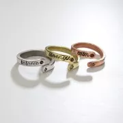 Poinçons ImpressArt Signature 3 mm pour acier - Alphabet Minuscules Amethyst x33