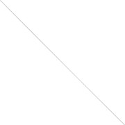 Chaîne fine pour Miyuki Delica 11/0 maille paloma 0.6 mm - Argenté x50cm