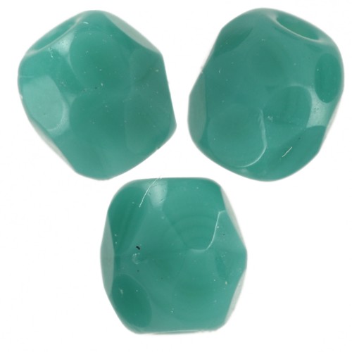 Facettes 3 mm - Opaque Persian Turquoise x50