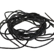 Cannetille frisée pour broderie - broches & bijoux brodés 1 mm - Black x5g
