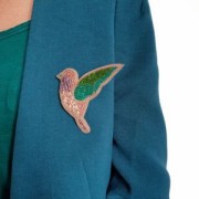 Cannetille frisée pour broderie - broches & bijoux brodés 1 mm - Rust Orange x5g