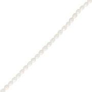 Perles d'eau douce grain de riz 5x4.5 mm - Grade AA - Blanc x10
