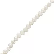 Perles d'eau douce baroques 10x9 mm - Grade AA - Blanc x4