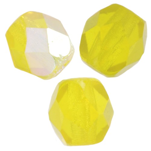 Facettes 4 mm Lemon AB x50