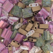 Mix de perles Miyuki - Quarter - Half et Tila Beads - Fairytale x10g