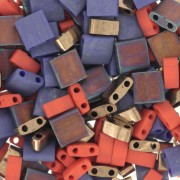 Mix de perles Miyuki - Half et Tila Beads - Overnight Desert x10g|raw }}