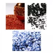 Preciosa Perles rocailles 15/0 - 1.5 mm Cobalt x20g