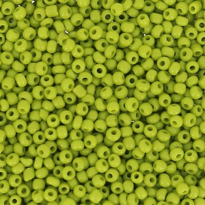Preciosa Perles rocailles 15/0 - 1.5 mm Olivine Opaque x10g