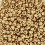 Rocaille Miyuki Duracoat 8/0 4202 - Galvanized Gold - paquet de 100g