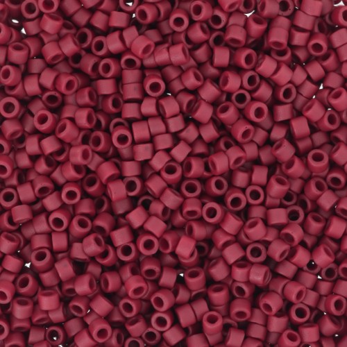 Miyuki Delica 11/0 DB0378 - Mat Metallic Brick Red - paquet de 100g