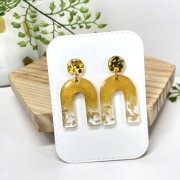 Assortiment de 9 pots d'accessoires Cléopâtre pour résine - Or - Argent